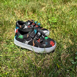 FabKids Dinosaur Velcro Sneakers